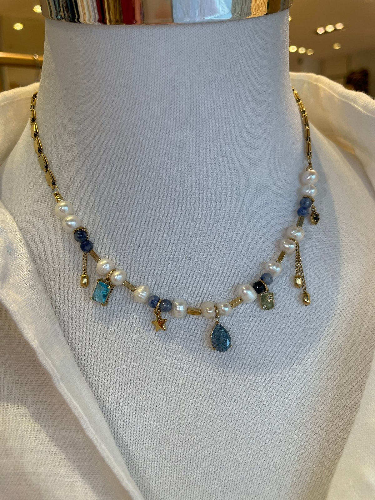St Lucia Boutique Isla charm necklace - Shop women's Accessories at St Lucia Boutique