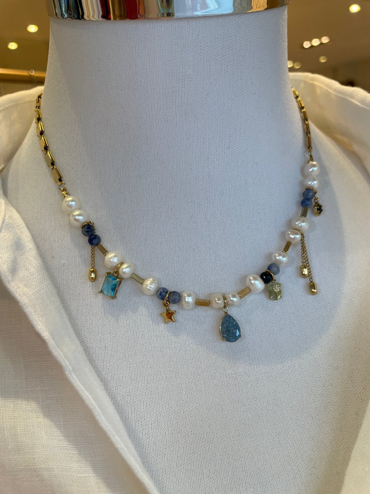 St Lucia Boutique Isla charm necklace - Shop women's Accessories at St Lucia Boutique
