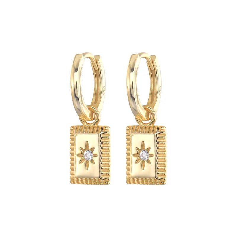 St Lucia Boutique Luna drop earring - 18k gold plated - Shop women's Accessories at St Lucia Boutique