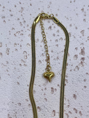 Soraya green gem necklace - 18k gold plated