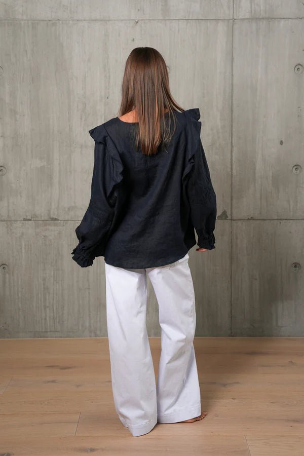 St Lucia Boutique Altana Wide Leg Jean - White - Shop women's at St Lucia Boutique