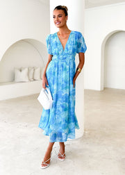 St Lucia Boutique Andarna Midi Dress - Multi - Shop women's Dresses at St Lucia Boutique