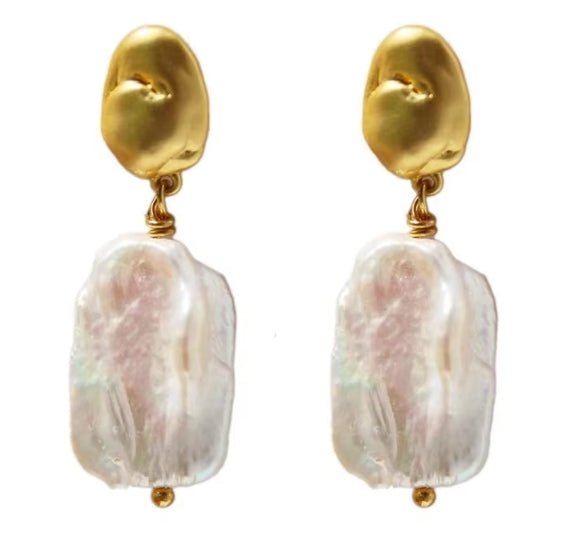 St Lucia Boutique Andy Drop Earring - 18k gold plated - Shop women's Accessories at St Lucia Boutique