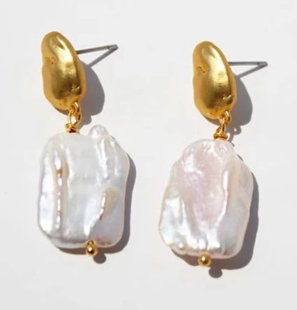 St Lucia Boutique Andy Drop Earring - 18k gold plated - Shop women's Accessories at St Lucia Boutique