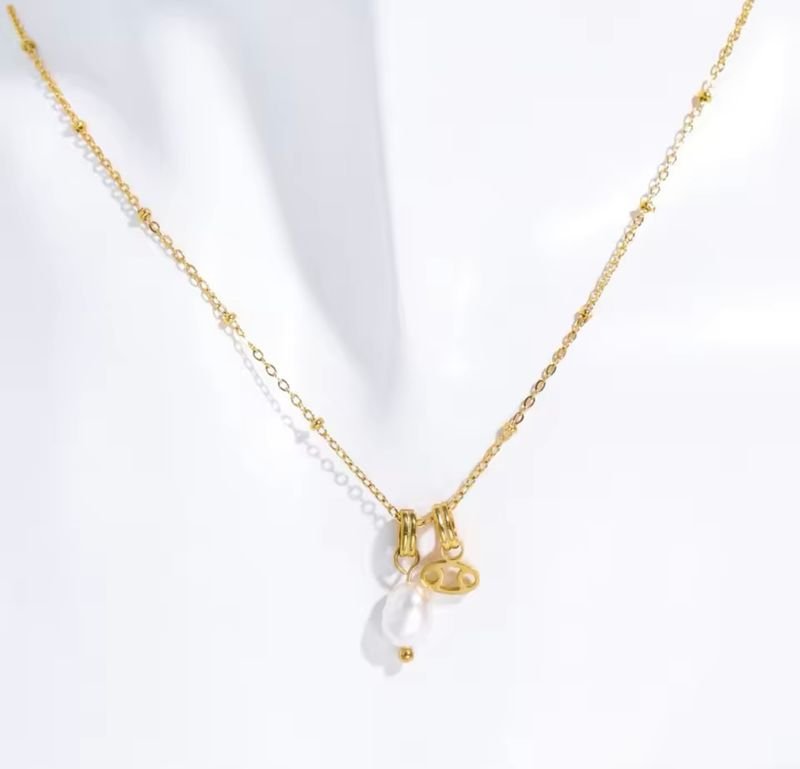 St Lucia Boutique Cancer necklace - 18k gold plated - Shop women's Accessories at St Lucia Boutique