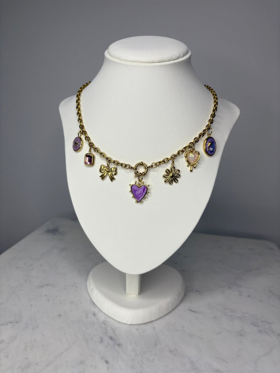 St Lucia Boutique Charlotte - charm necklace - Shop women's at St Lucia Boutique