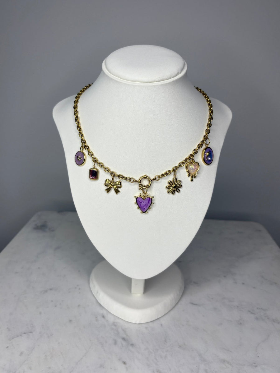 St Lucia Boutique Charlotte - charm necklace - Shop women's at St Lucia Boutique