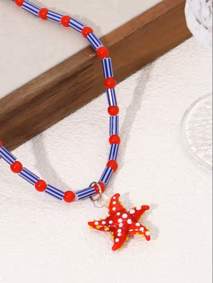 St Lucia Boutique Coral Beaded Necklace - Shop women's Accessories at St Lucia Boutique