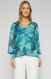 St Lucia Boutique Demi top - teal - Shop women's Tops at St Lucia Boutique