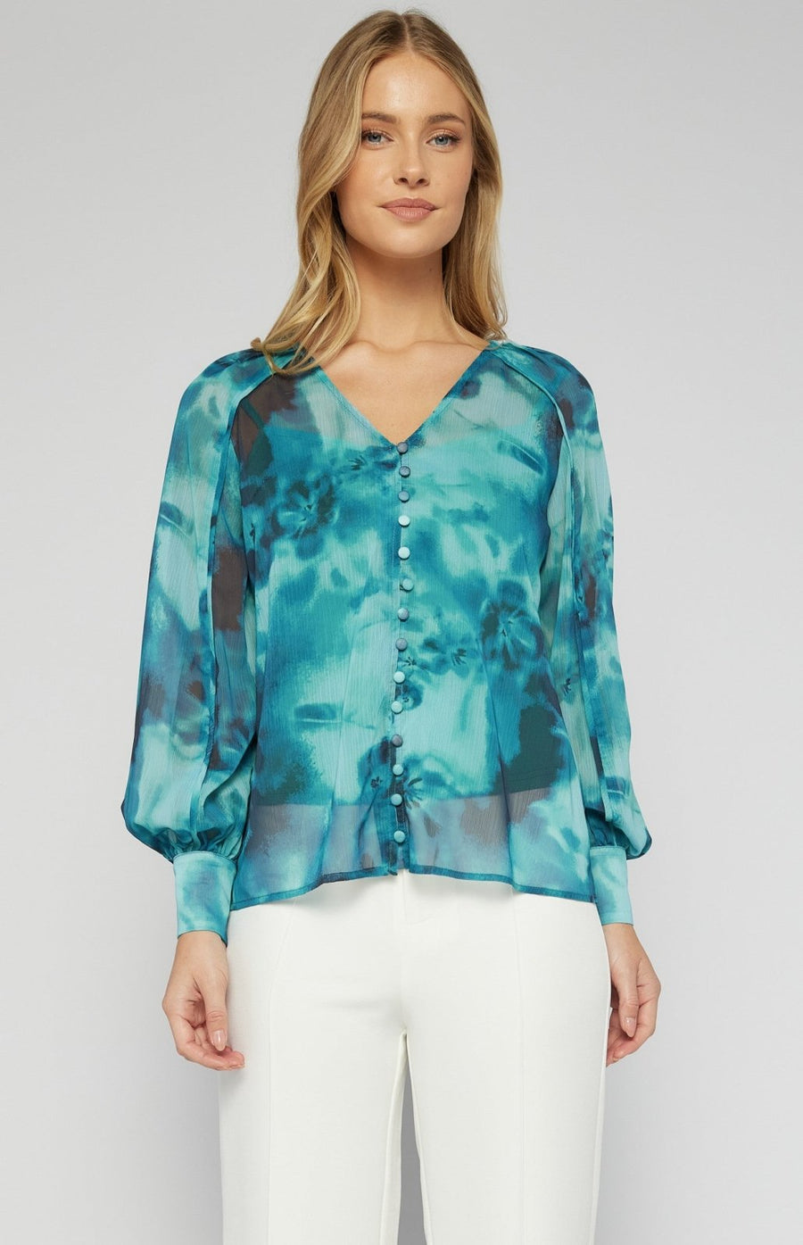 St Lucia Boutique Demi top - teal - Shop women's Tops at St Lucia Boutique