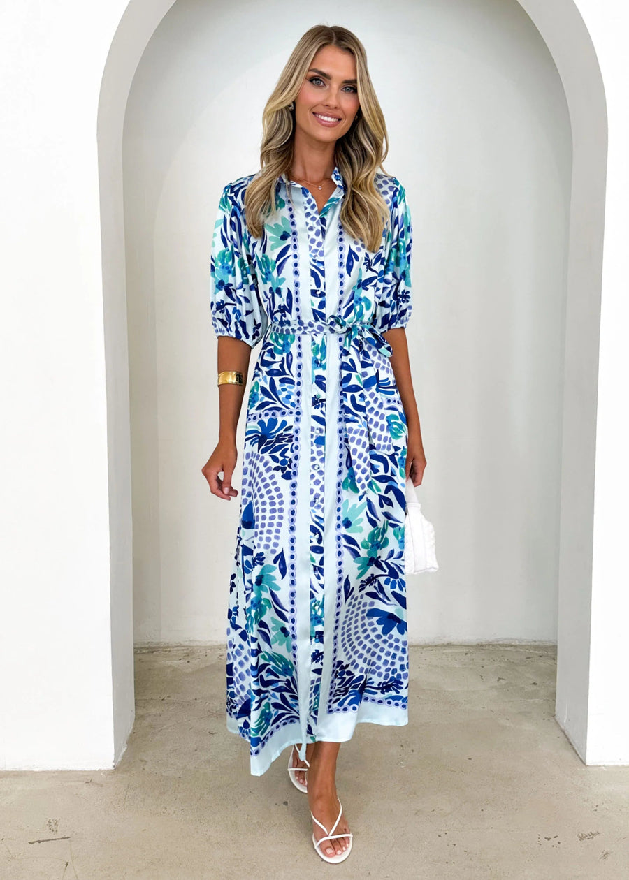 St Lucia Boutique Elsie Maxi Dress - Multi - Shop women's Dresses at St Lucia Boutique