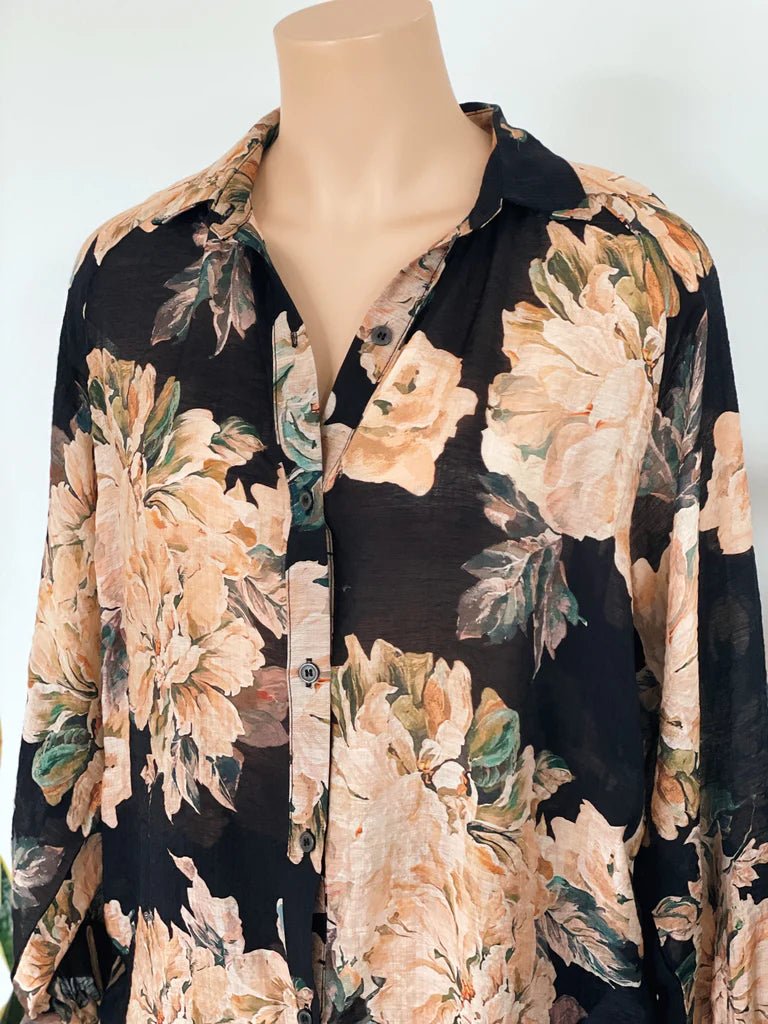 St Lucia Boutique Hellen bouse - multi - Shop women's at St Lucia Boutique