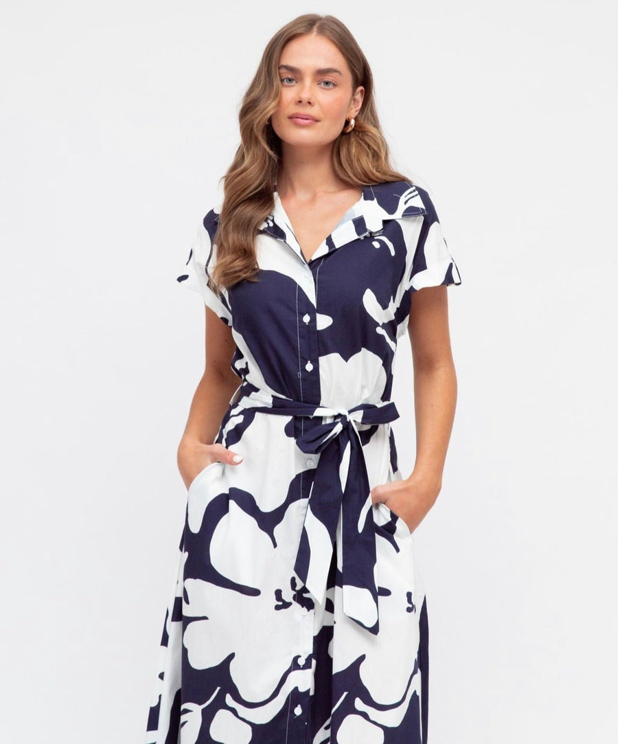 St Lucia Boutique Indy Maxi Dress - Navy/White - Shop women's at St Lucia Boutique