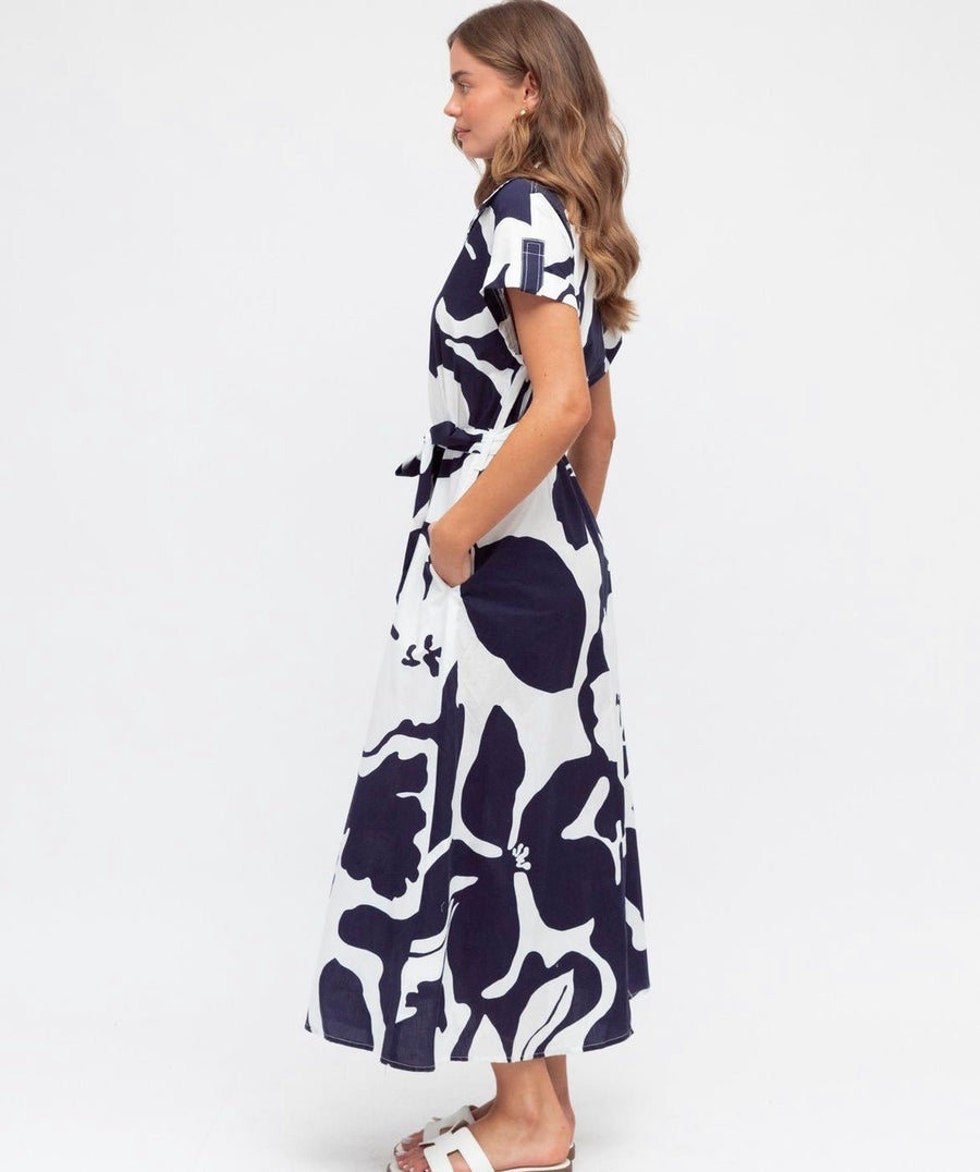 St Lucia Boutique Indy Maxi Dress - Navy/White - Shop women's at St Lucia Boutique