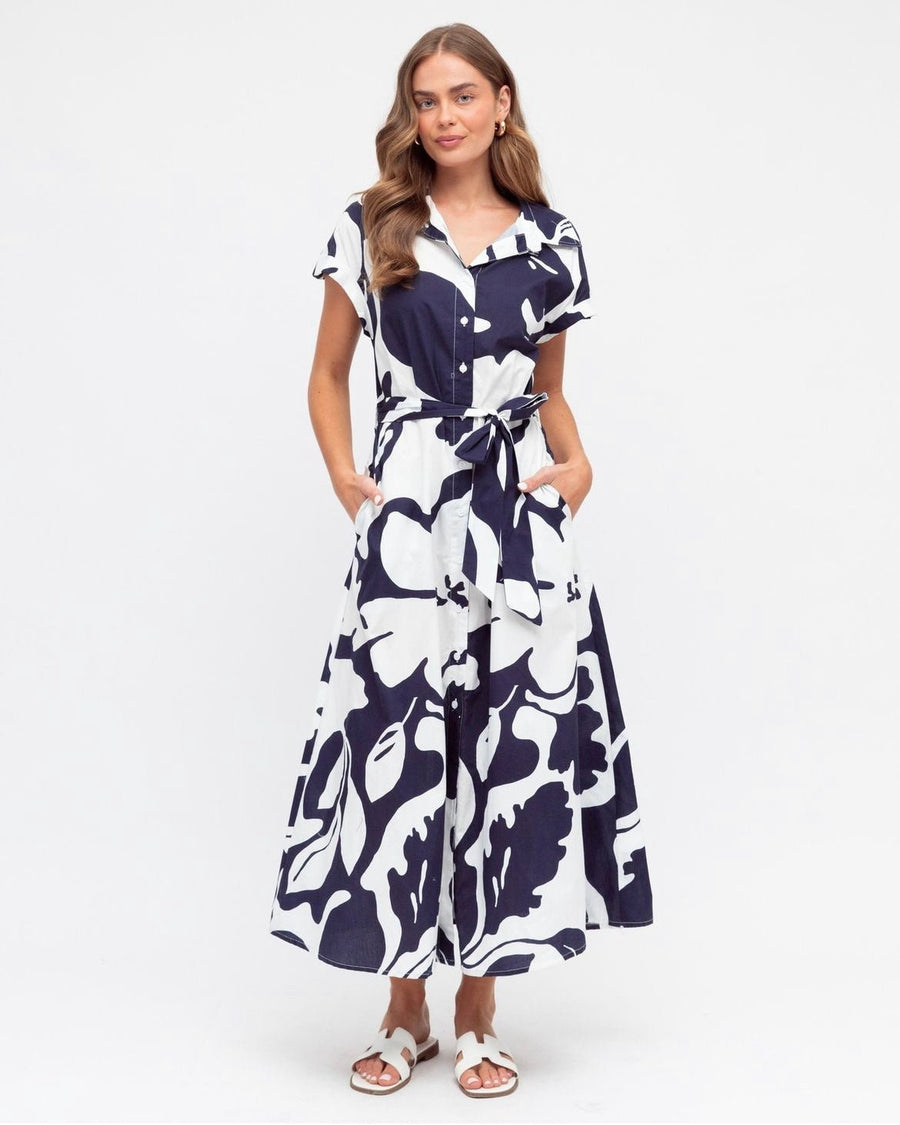 St Lucia Boutique Indy Maxi Dress - Navy/White - Shop women's at St Lucia Boutique