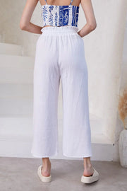 St Lucia Boutique Juno pant - White - Shop women's Pants at St Lucia Boutique