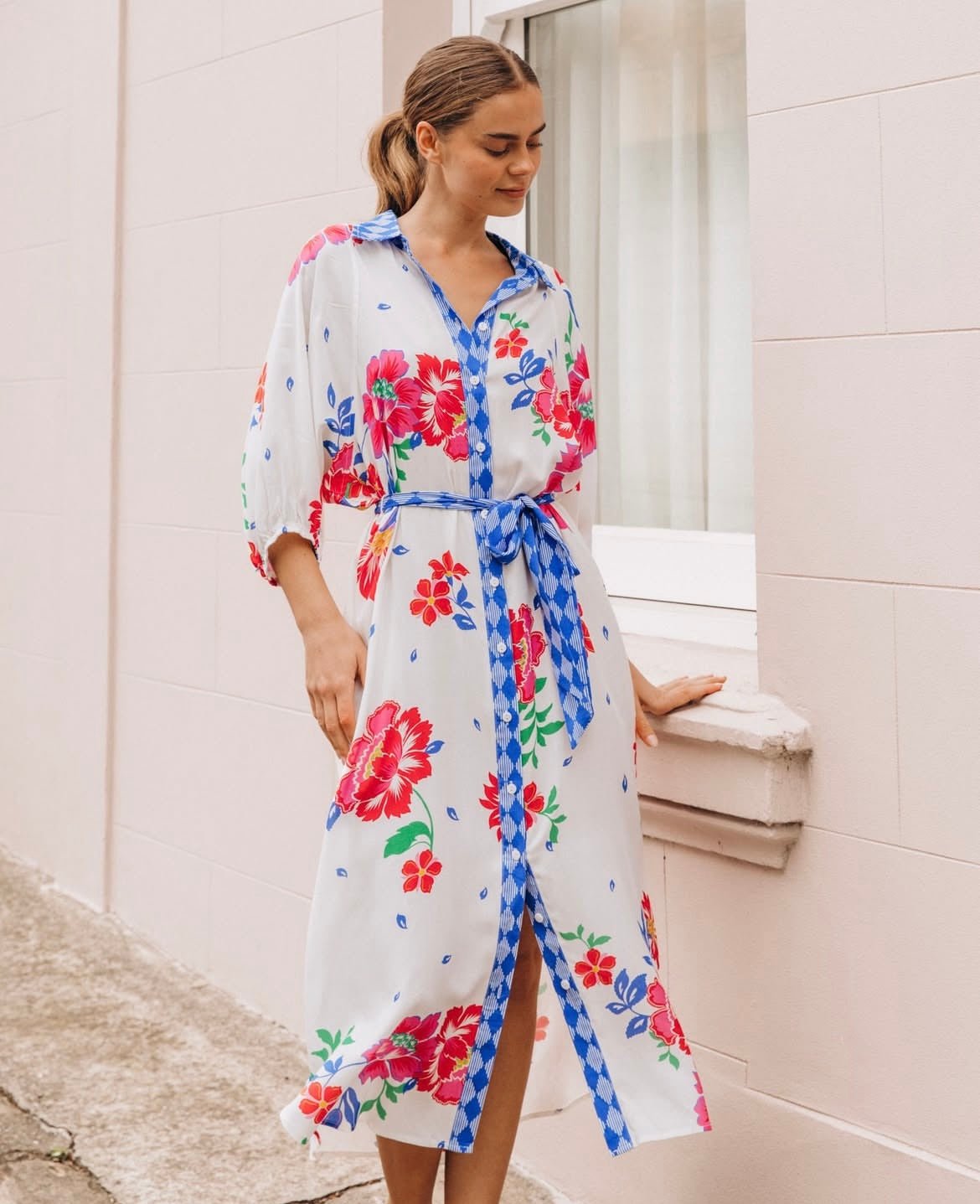 St Lucia Boutique kaimana midi dress - multi - Shop women's at St Lucia Boutique