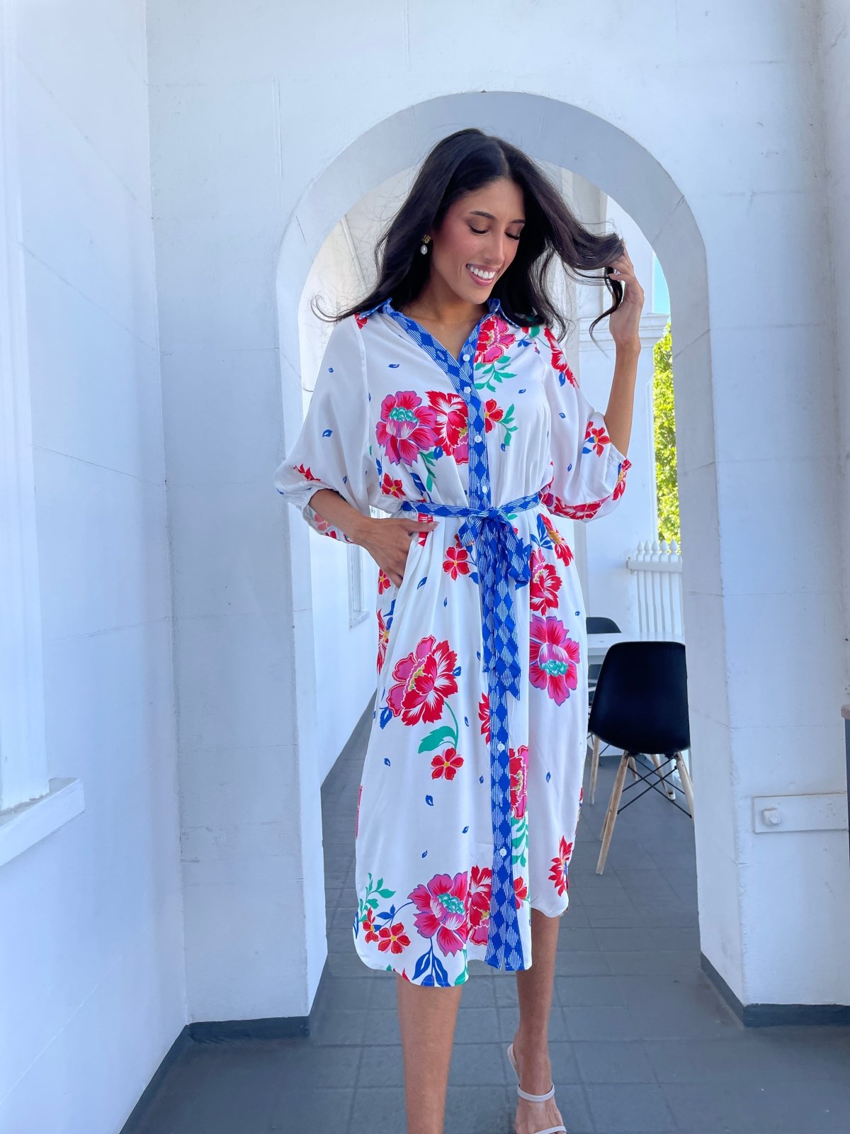 St Lucia Boutique kaimana midi dress - multi - Shop women's at St Lucia Boutique