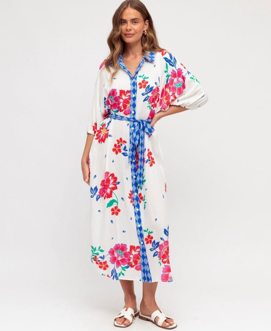 St Lucia Boutique kaimana midi dress - multi - Shop women's at St Lucia Boutique