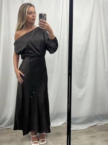 St Lucia Boutique Lenore Maxi Dress - Chocolate - Shop women's Dresses at St Lucia Boutique
