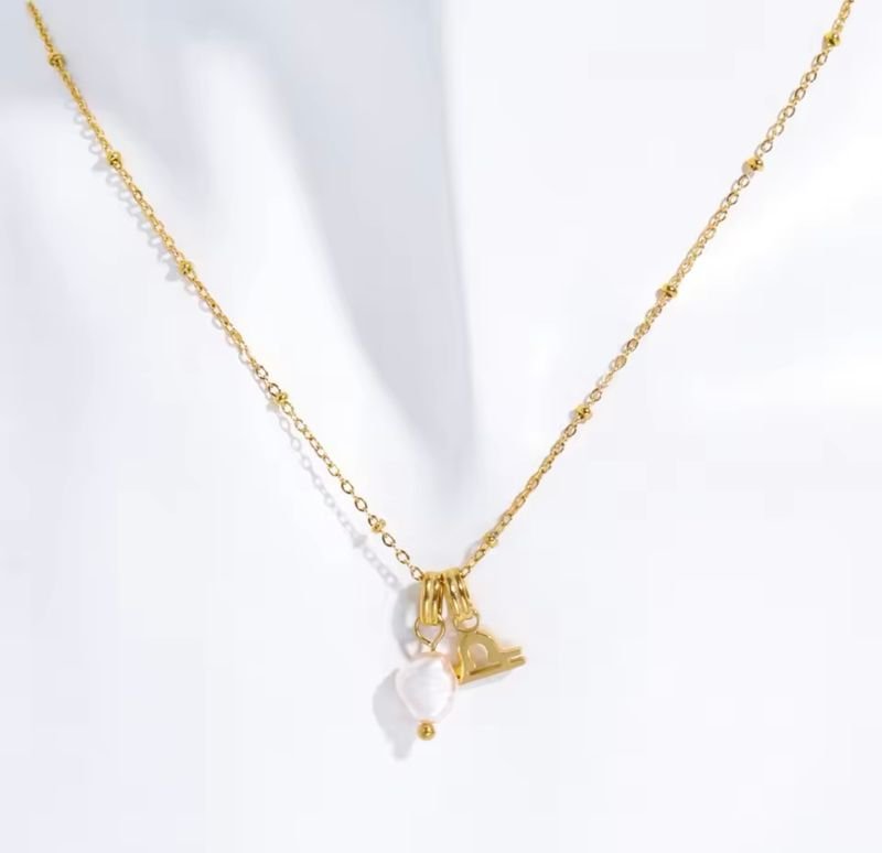 St Lucia Boutique Libra necklace - 18k gold plated - Shop women's Accessories at St Lucia Boutique