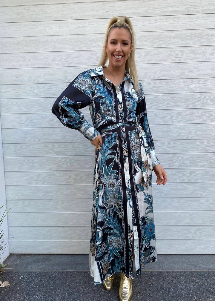 St Lucia Boutique Meredith Maxi Dress - Multi - Shop women's Dresses at St Lucia Boutique