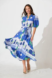 St Lucia Boutique Miami Maxi Dress - Blue/Multi - Shop women's at St Lucia Boutique