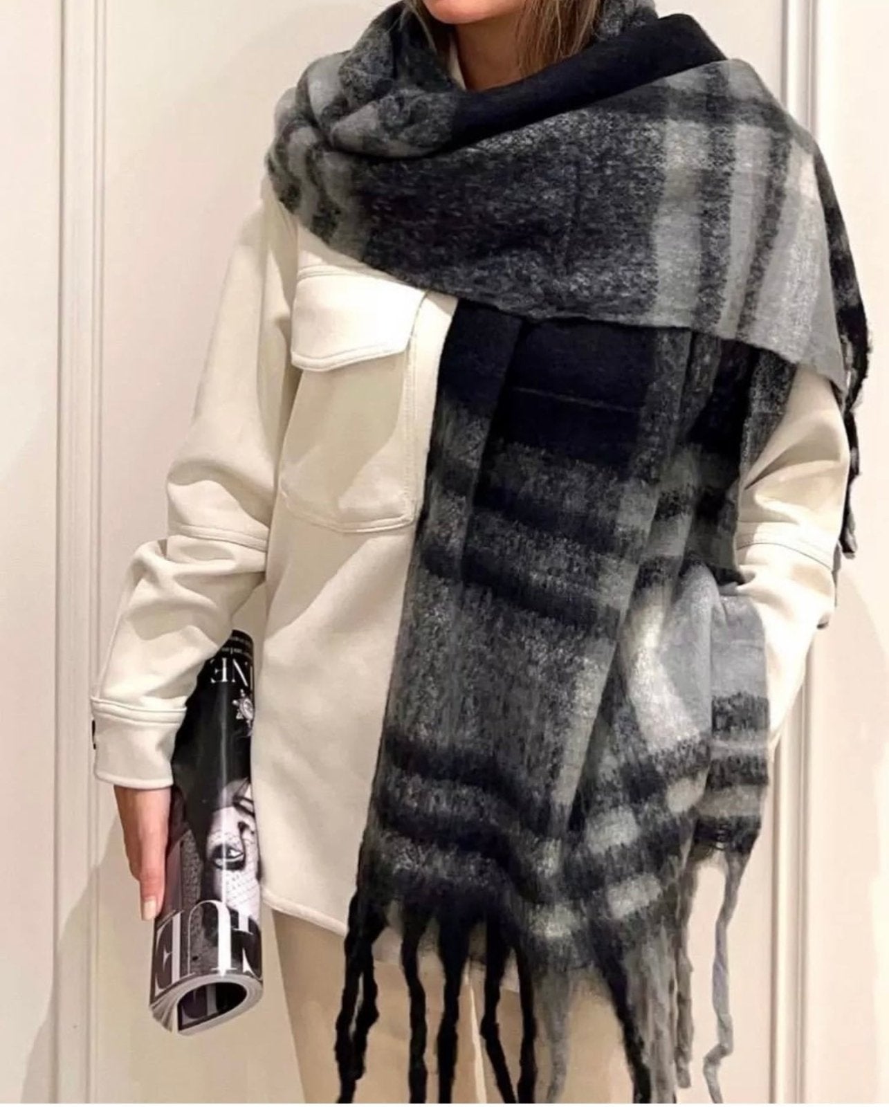 St Lucia Boutique Misty Bloom scarf - Shop women's at St Lucia Boutique