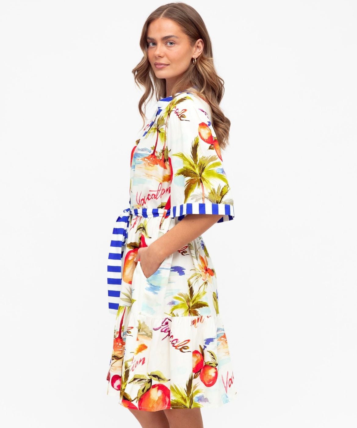 St Lucia Boutique Moana mini dress - Multi - Shop women's Dresses at St Lucia Boutique