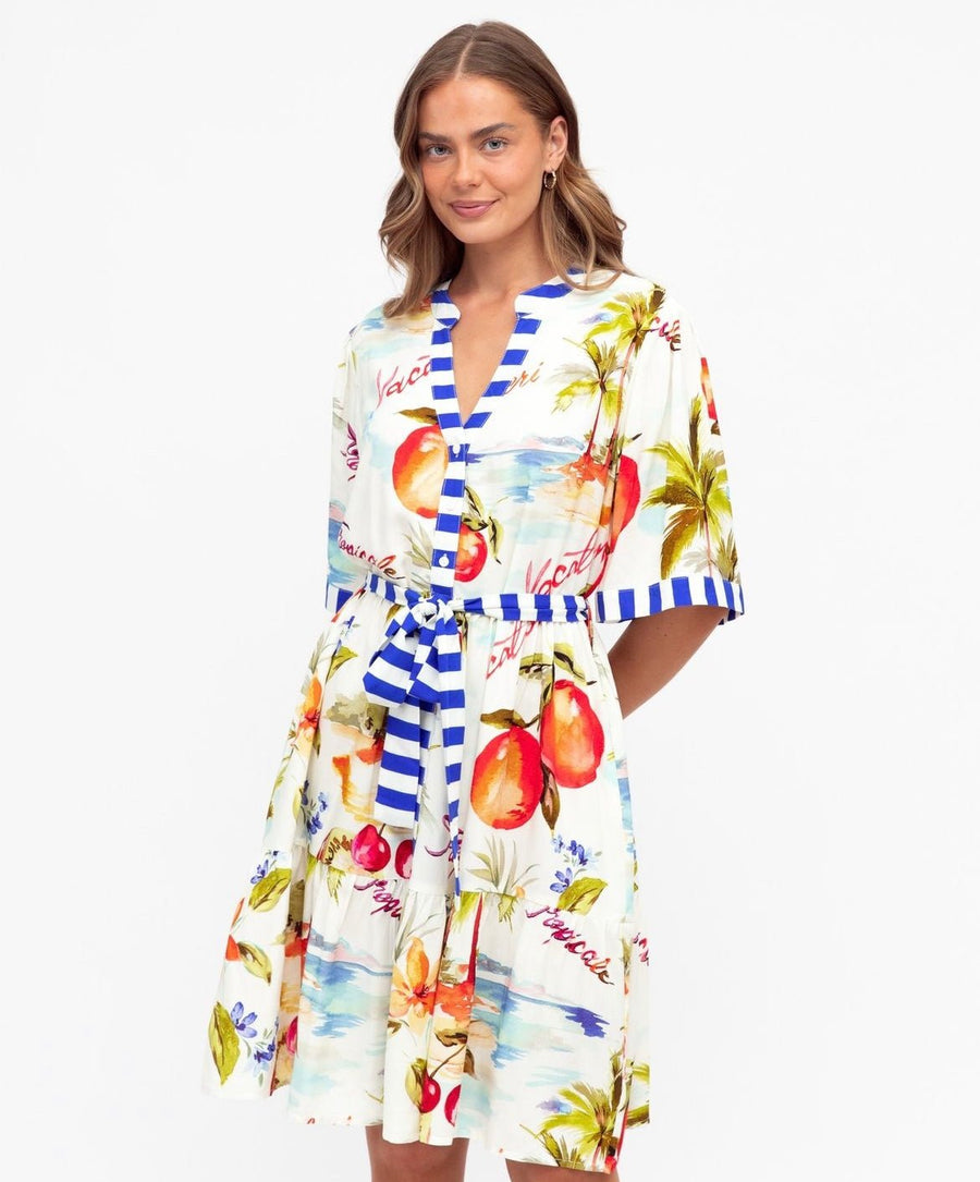 St Lucia Boutique Moana mini dress - Multi - Shop women's Dresses at St Lucia Boutique