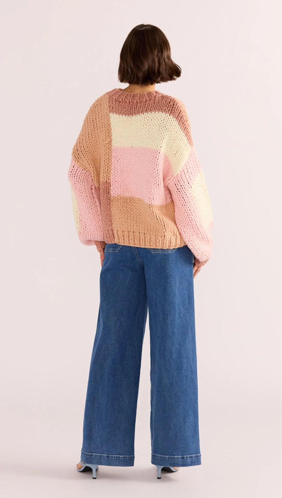 St Lucia Boutique Oatmilk Jumper - Multi - Shop women's at St Lucia Boutique