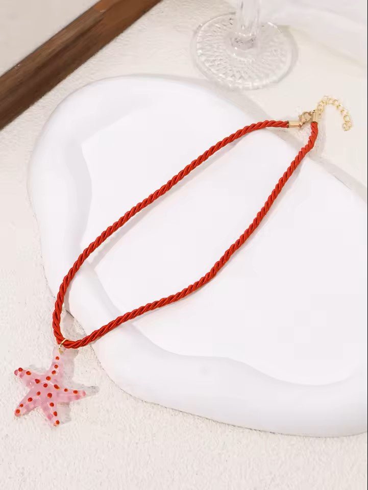 St Lucia Boutique Peach Starfish Necklace - Shop women's Accessories at St Lucia Boutique