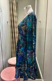 St Lucia Boutique Peacock Midi dress - Multi - Shop women's at St Lucia Boutique