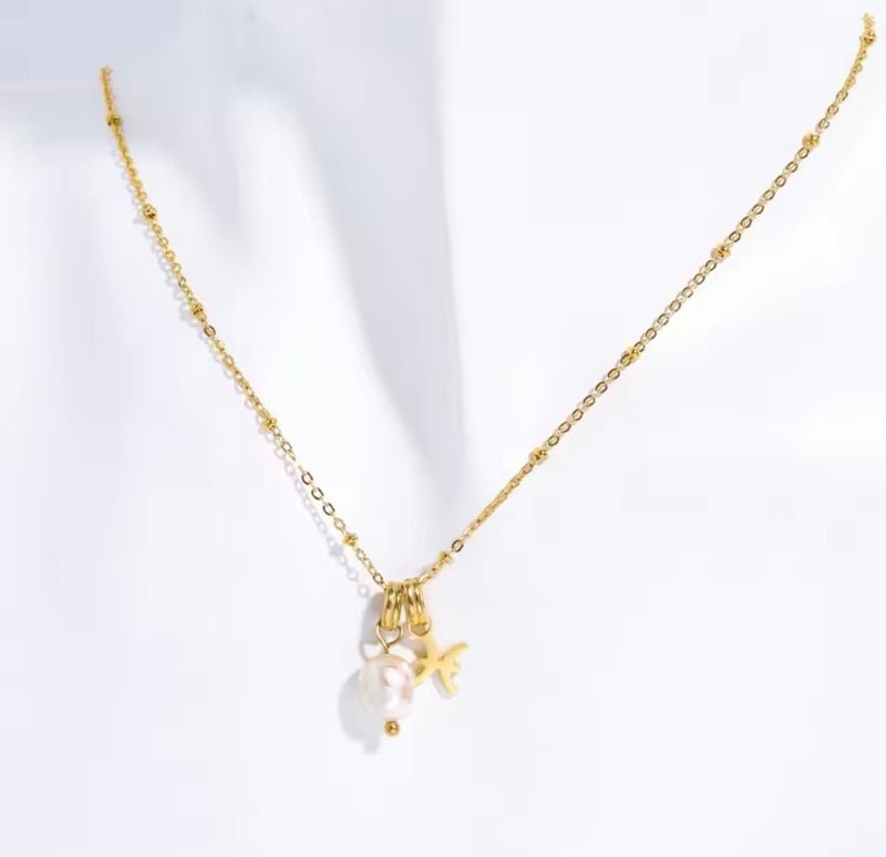 St Lucia Boutique Pisces necklace - 18k gold plated - Shop women's Accessories at St Lucia Boutique