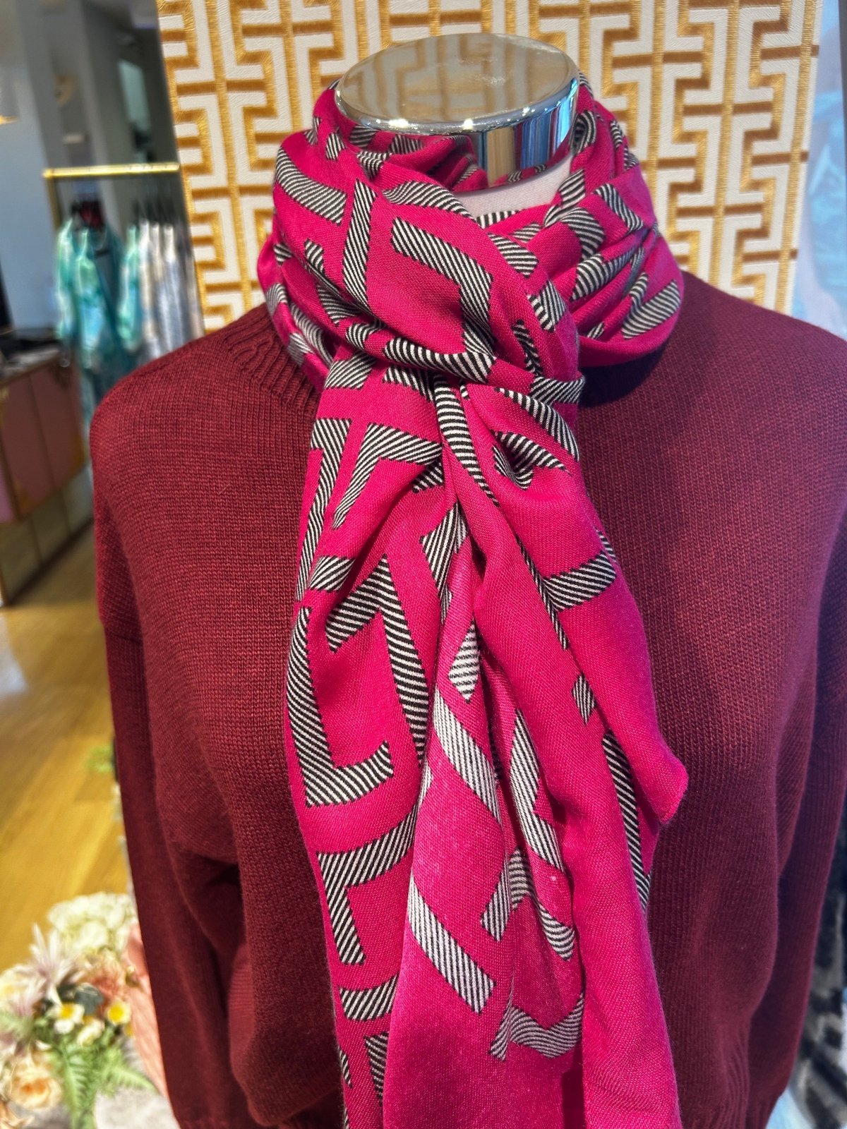 St Lucia Boutique Pop Luxe scarf - Shop women's at St Lucia Boutique