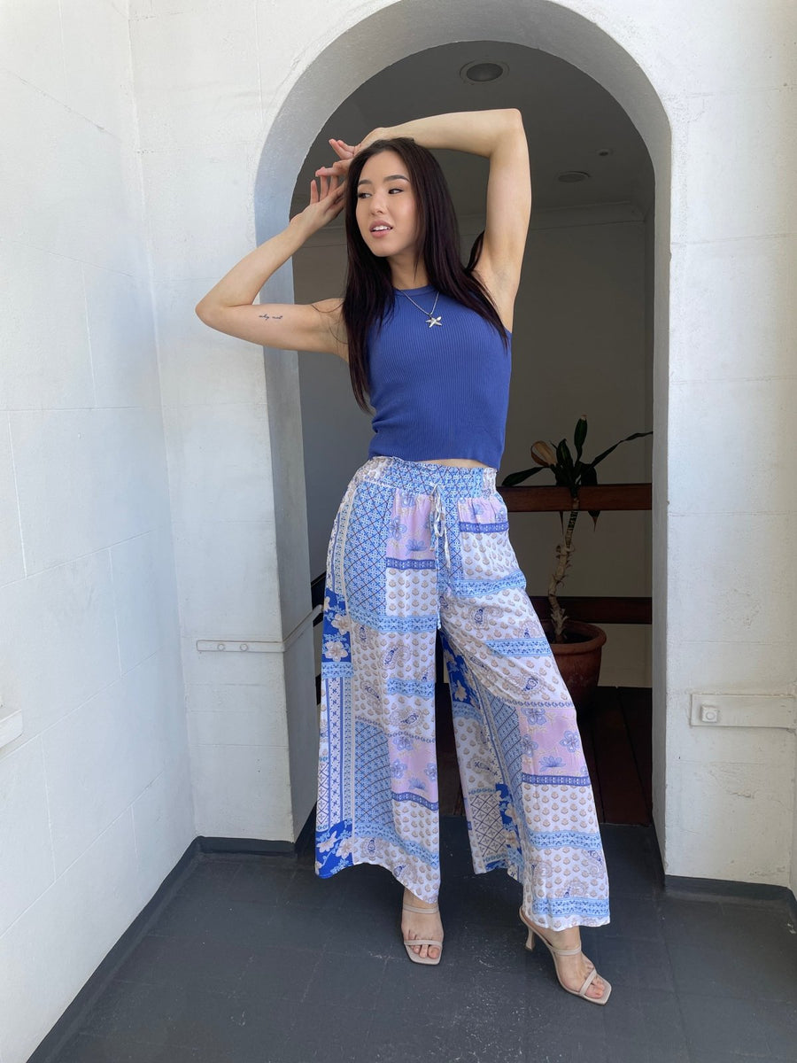 St Lucia Boutique Rhiannon Pant - Mutli - Shop women's Pants at St Lucia Boutique