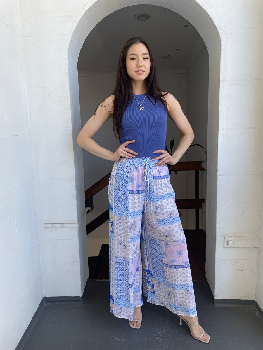 St Lucia Boutique Rhiannon Pant - Mutli - Shop women's Pants at St Lucia Boutique