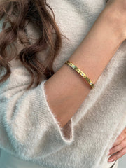 St Lucia Boutique Roman bangle - 18k gold plated - Shop women's Accessories at St Lucia Boutique