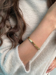 St Lucia Boutique Roman bangle - 18k gold plated - Shop women's Accessories at St Lucia Boutique