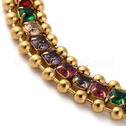 St Lucia Boutique Rowan Bracelet - 18k gold plated/multi - Shop women's at St Lucia Boutique