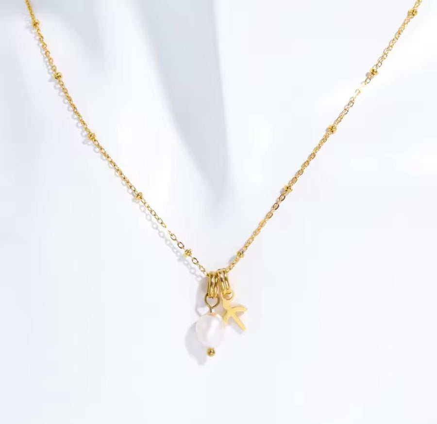 St Lucia Boutique Sagittarius necklace - 18k gold plated - Shop women's Accessories at St Lucia Boutique