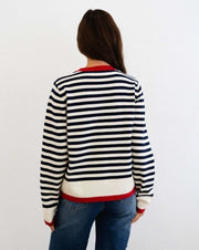 St Lucia Boutique Sailor Stripe Cardigan - Multi - Shop women's to at St Lucia Boutique