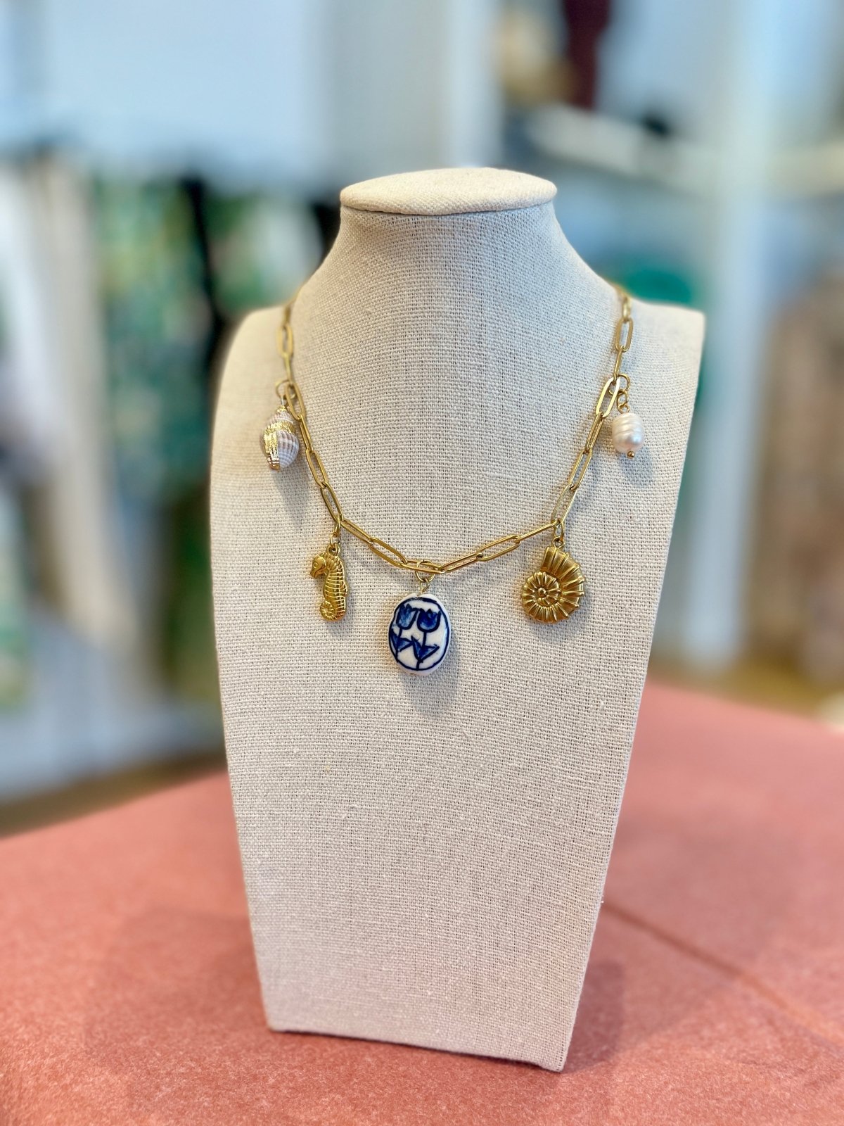 St Lucia Boutique Sea life charm necklace - Shop women's at St Lucia Boutique