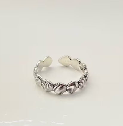 St Lucia Boutique Shelly Ring - Silver - Shop women's Accessories at St Lucia Boutique