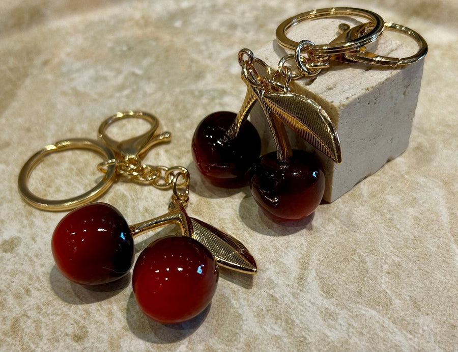 St Lucia Boutique sweet bite cherry bag charm/keychain - Shop women's at St Lucia Boutique