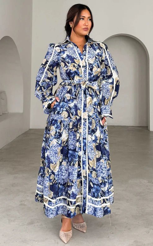St Lucia Boutique Tabitha Maxi Dress - Multi - Shop women's Dresses at St Lucia Boutique