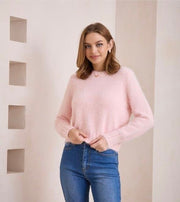 St Lucia Boutique Tilly fuzzy jumper - baby pink - Shop women's at St Lucia Boutique