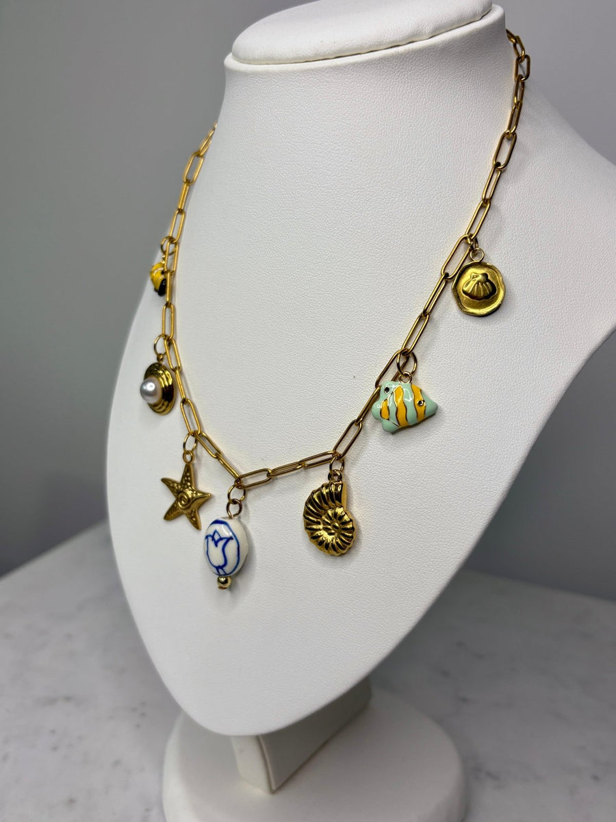 St Lucia Boutique Vacation life - charm necklace - Shop women's at St Lucia Boutique