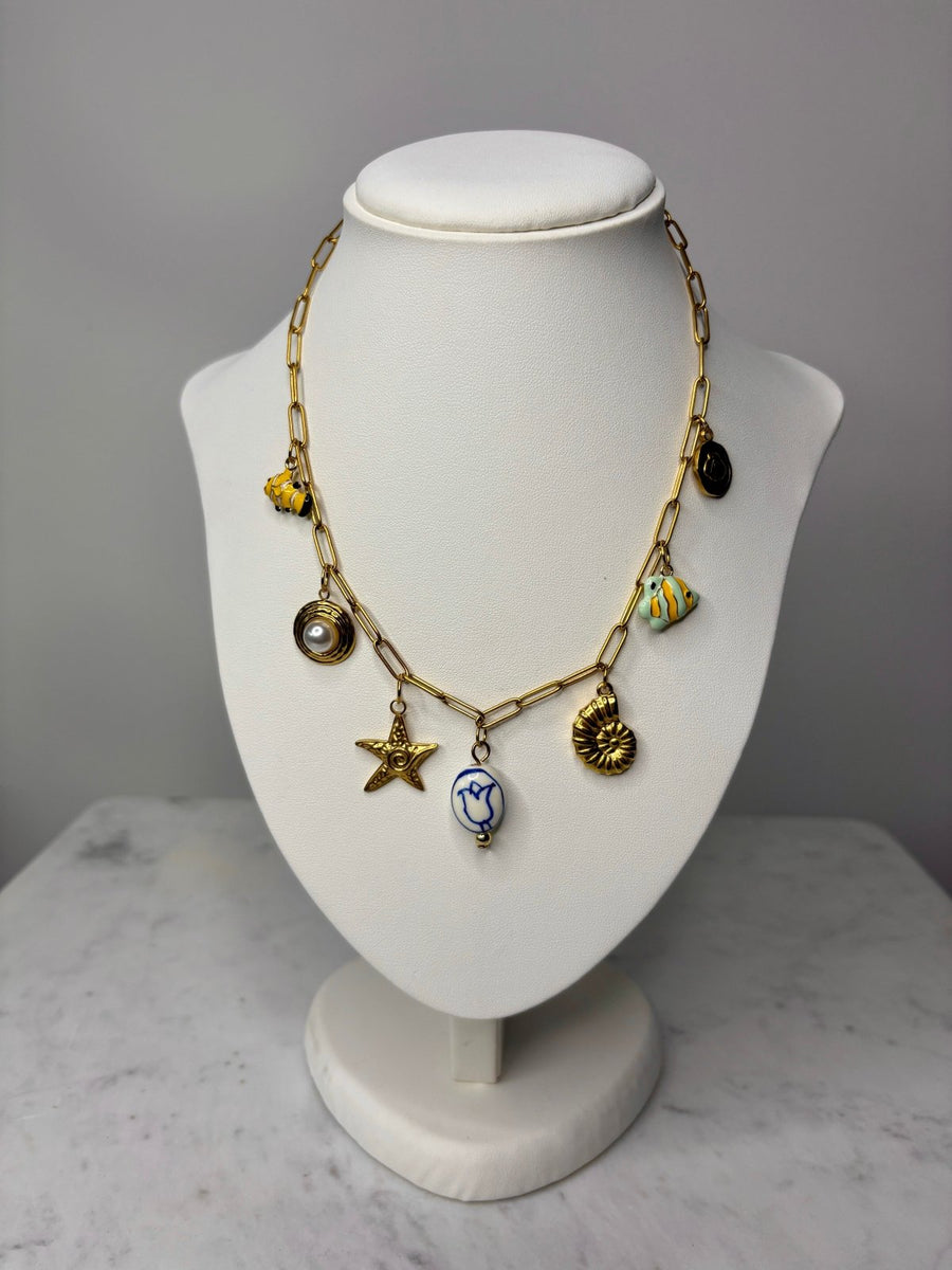St Lucia Boutique Vacation life - charm necklace - Shop women's at St Lucia Boutique