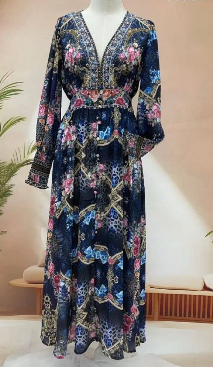 St Lucia Boutique Versailles maxi dress - multi - Shop women's at St Lucia Boutique